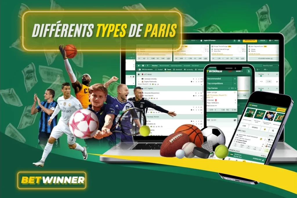 Divers types de paris sur Betwinner