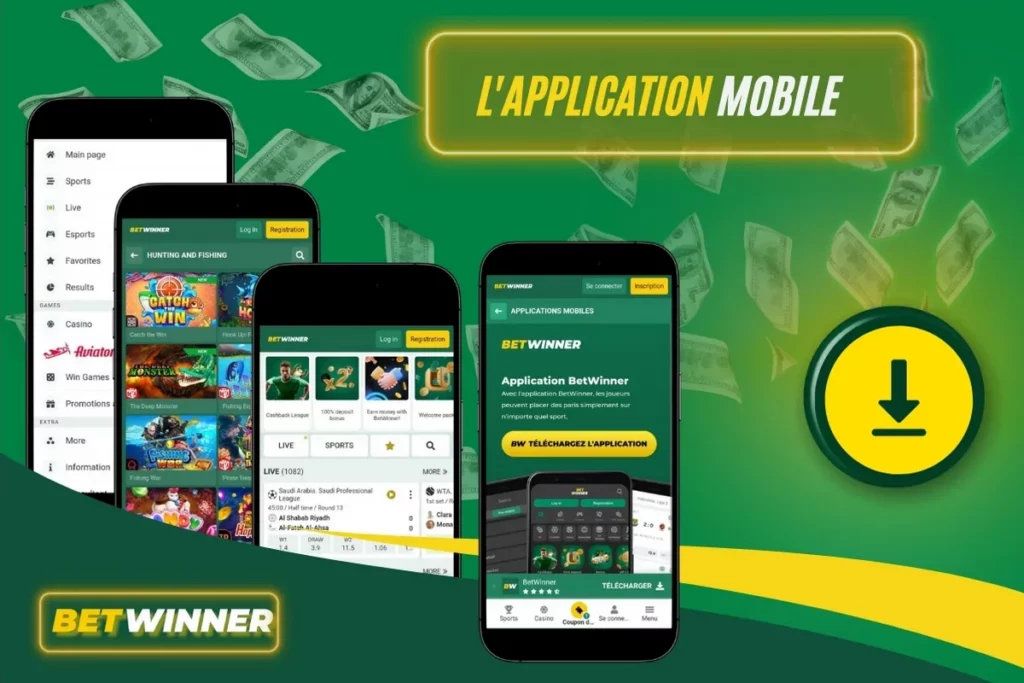 L'application mobile Betwinner : Jouer en déplacement