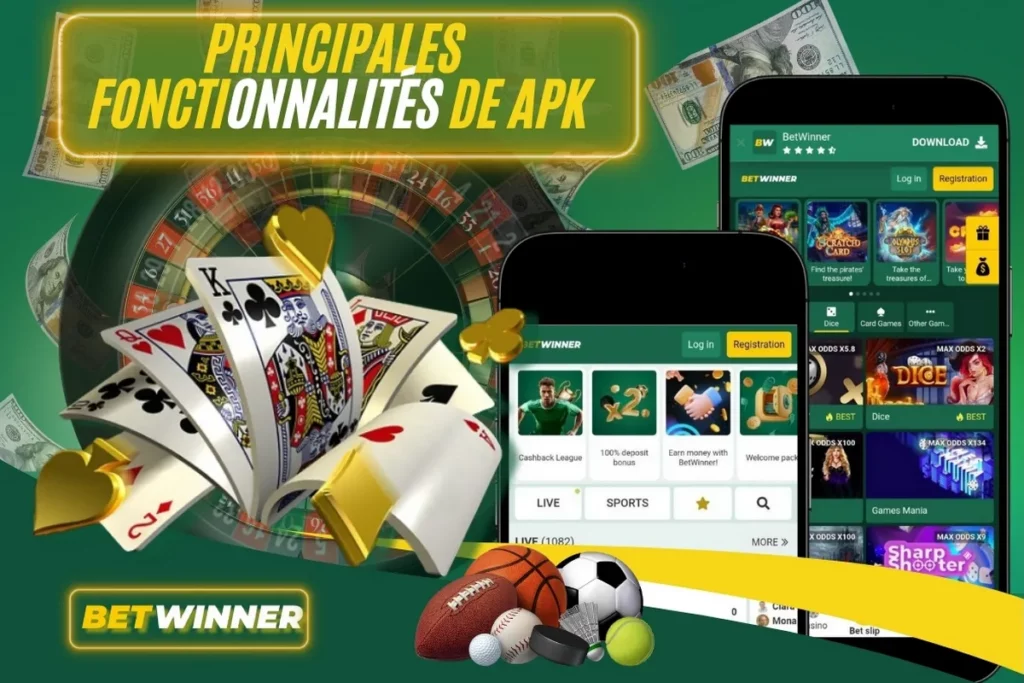 Fonctionnalités Clés de l'APK Betwinner