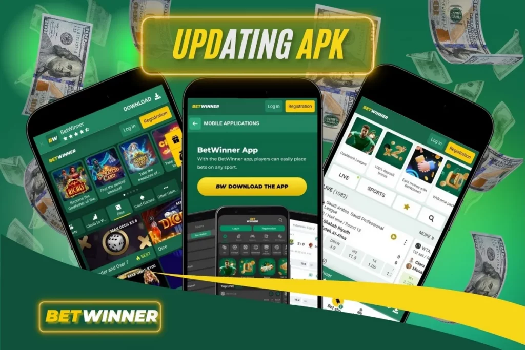 Updating Betwinner APK